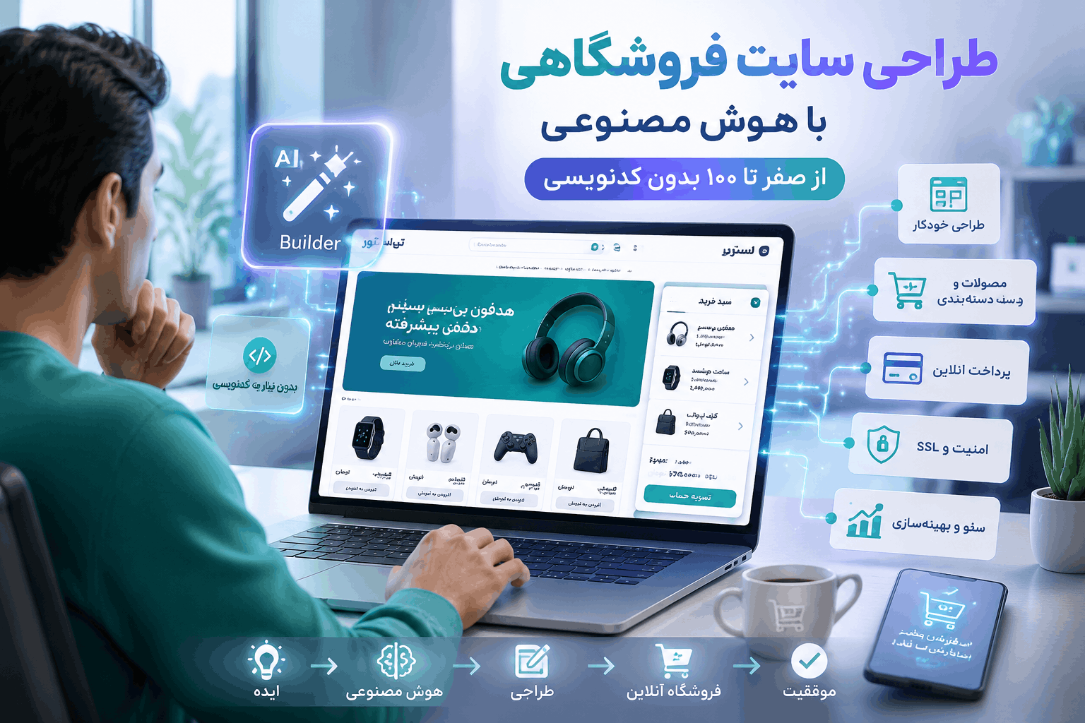 آیا امکان طراحی سایت صفر تا صد با هوش مصنوعی امکان پذیره ؟