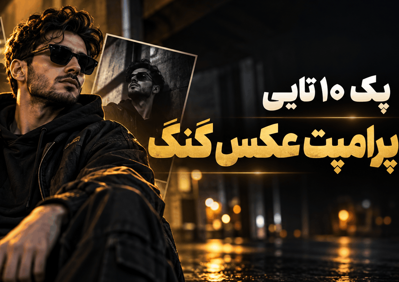 ۱۰ پرامپت عکس گنگ با هوش مصنوعی؛ از پرتره خیابانی تا استایل سینمایی